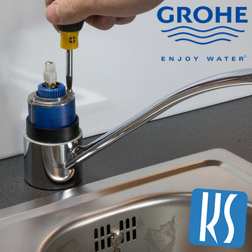 Grohe Kardoes keramisch 46 mm silkmove vervangen