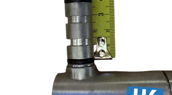 Hoe weet ik of mijn VOLA KV1 RVS kleur 40 is of Geborsteld Chroom kleur 20?