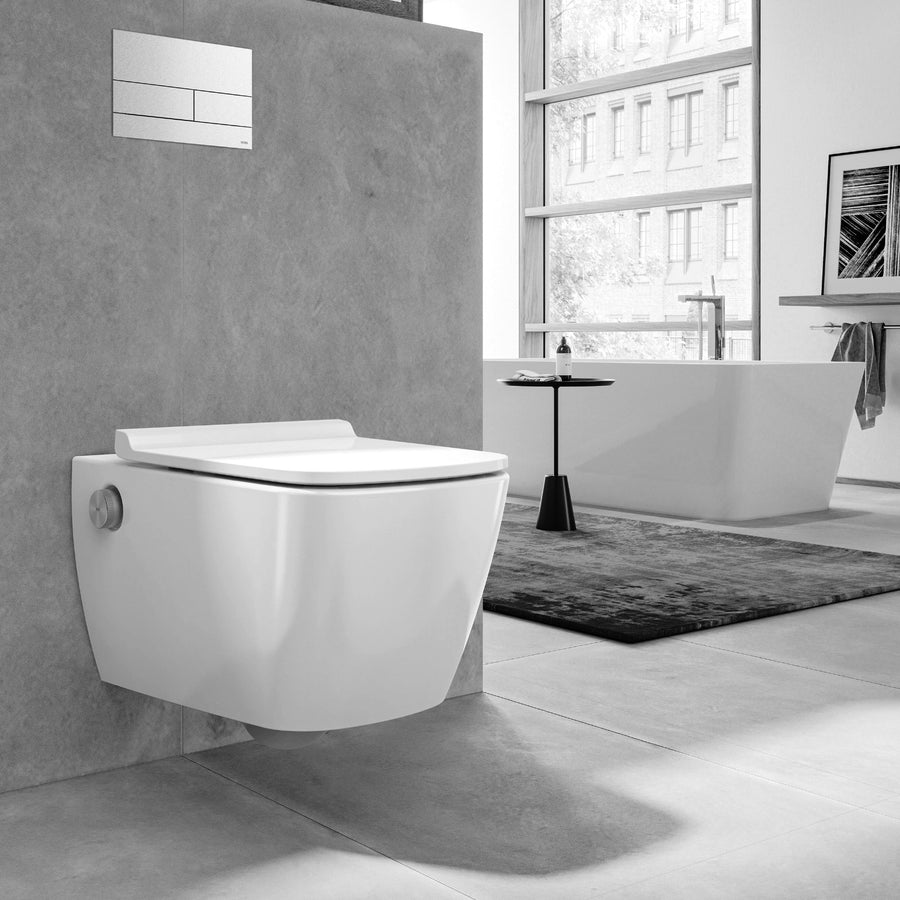 TECEneo douche-WC in een moderne badkamer