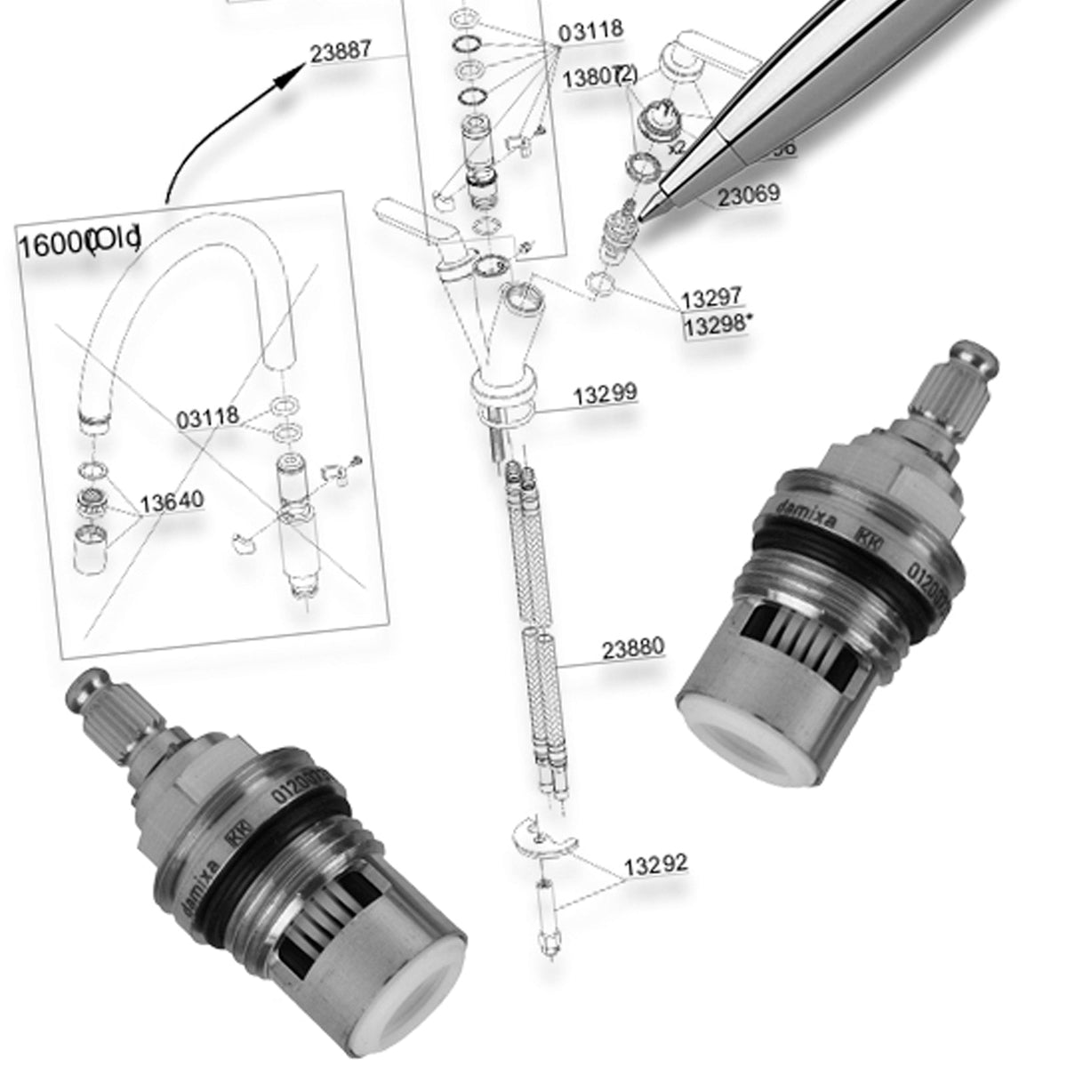 Onderdelen Per Tekening