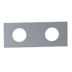 VOLA Afdekplaat 2-gats 153 x 60, gaten Ø33 mm en Ø33/Ø30  mm VR1034 / 002