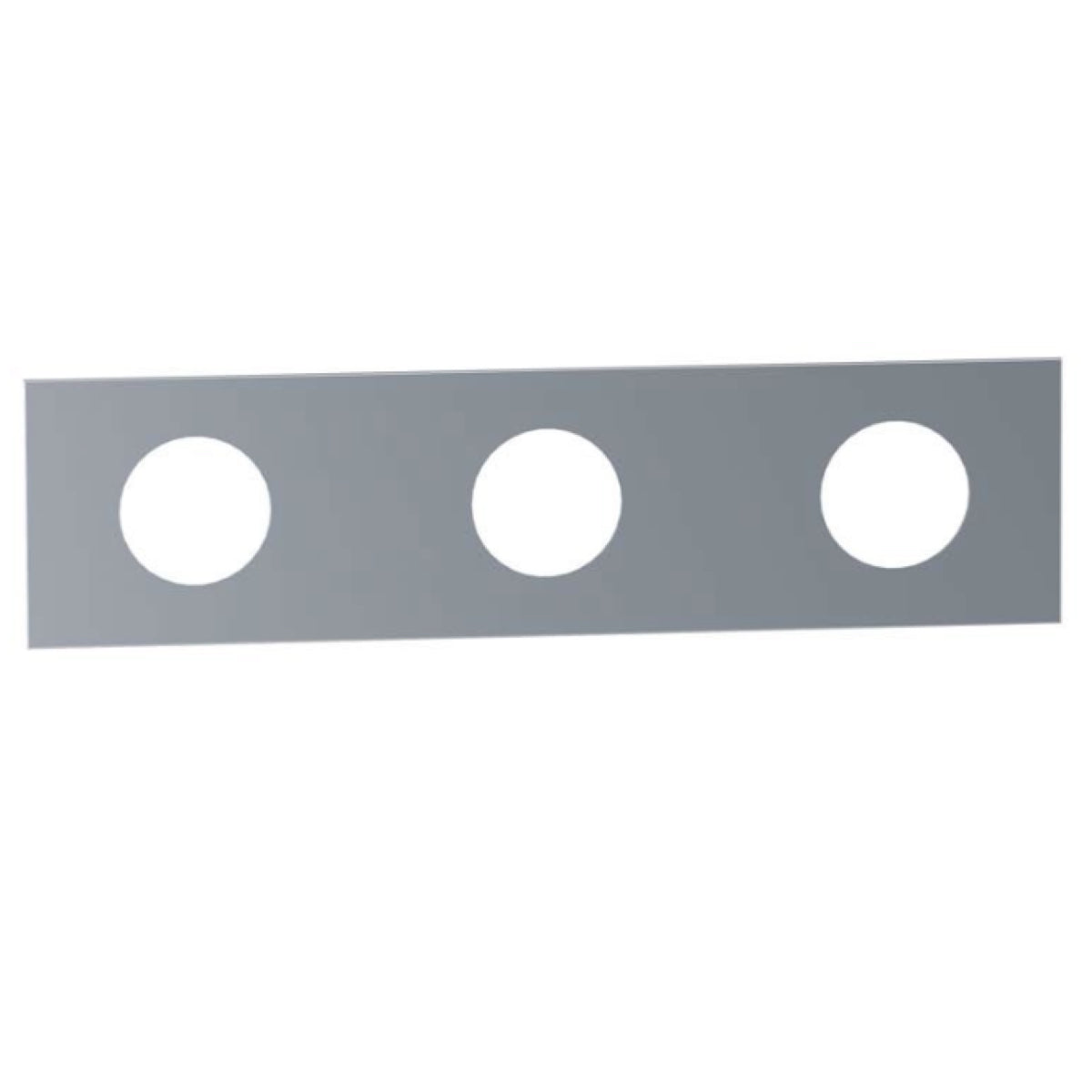 VOLA Afdekplaat 3-gats 231/309 x 60 gaten Ø33 mm en Ø33/Ø30  mm VR1037 / 003K / 003 / 003B