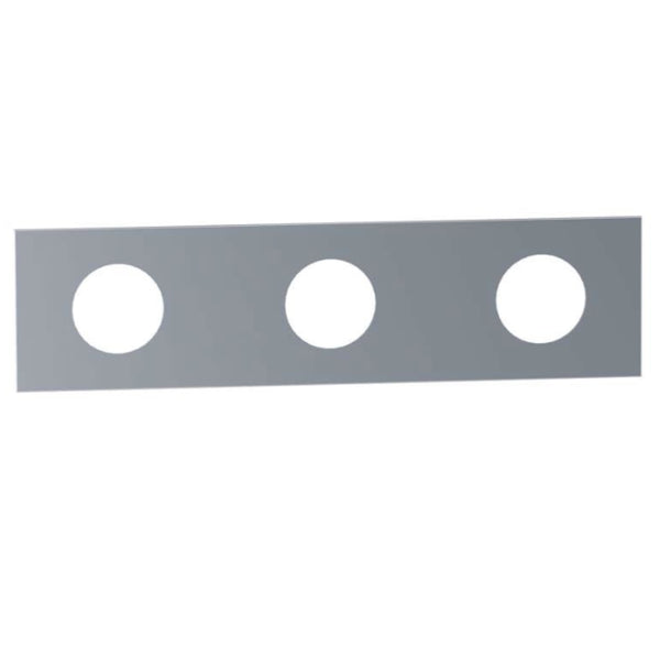 VOLA Afdekplaat 3-gats 231/309 x 60 gaten Ø33 mm en Ø33/Ø30  mm VR1037 / 003K / 003 / 003B