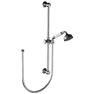 Horus doucheset met messing glijstang 60 cm, handdouche en slang 150 cm 01.542