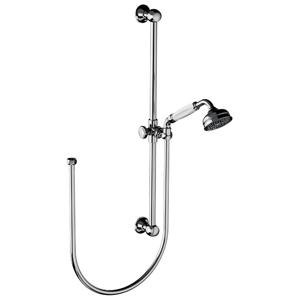 Horus doucheset met messing glijstang 60 cm, handdouche en slang 150 cm (Speciale Kleuren) 01.542