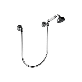 Horus doucheset met wandaansluiting, wandhouder, slang 150 cm en handdouche 01.589