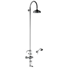 Horus Julia thermostatische bad-/douchekolom met hoofddouche, handdouche en baduitloop 01.754