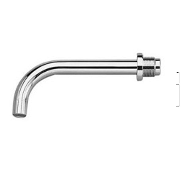 VOLA vaste uitloop voor wandmontage 160mm, 110mm en 130mm Ø19 mm 010 / 010/100 / 010/130