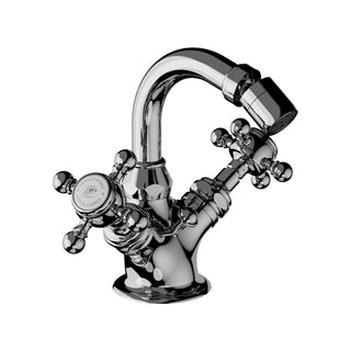 Horus Eloise 1-gats bidetmengkraan met kruisgrepen en trekwaste 02.311