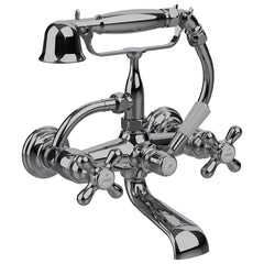 Horus Elsa wand badmengkraan met handdouche, hartafstand 175 mm (Speciale Kleuren) 04.434