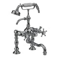 Horus Anthea badrandmengkraan met kruisgrepen en handdouche, hartafstand 175 mm 06.435