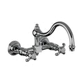 Horus Montmartre wandkeukenmengkraan met kruisgrepen, hartafstand 150 mm 07.102