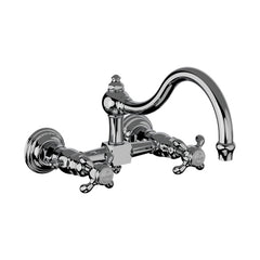Horus Montmartre wandkeukenmengkraan met kruisgrepen, hartafstand 150 mm 07.102