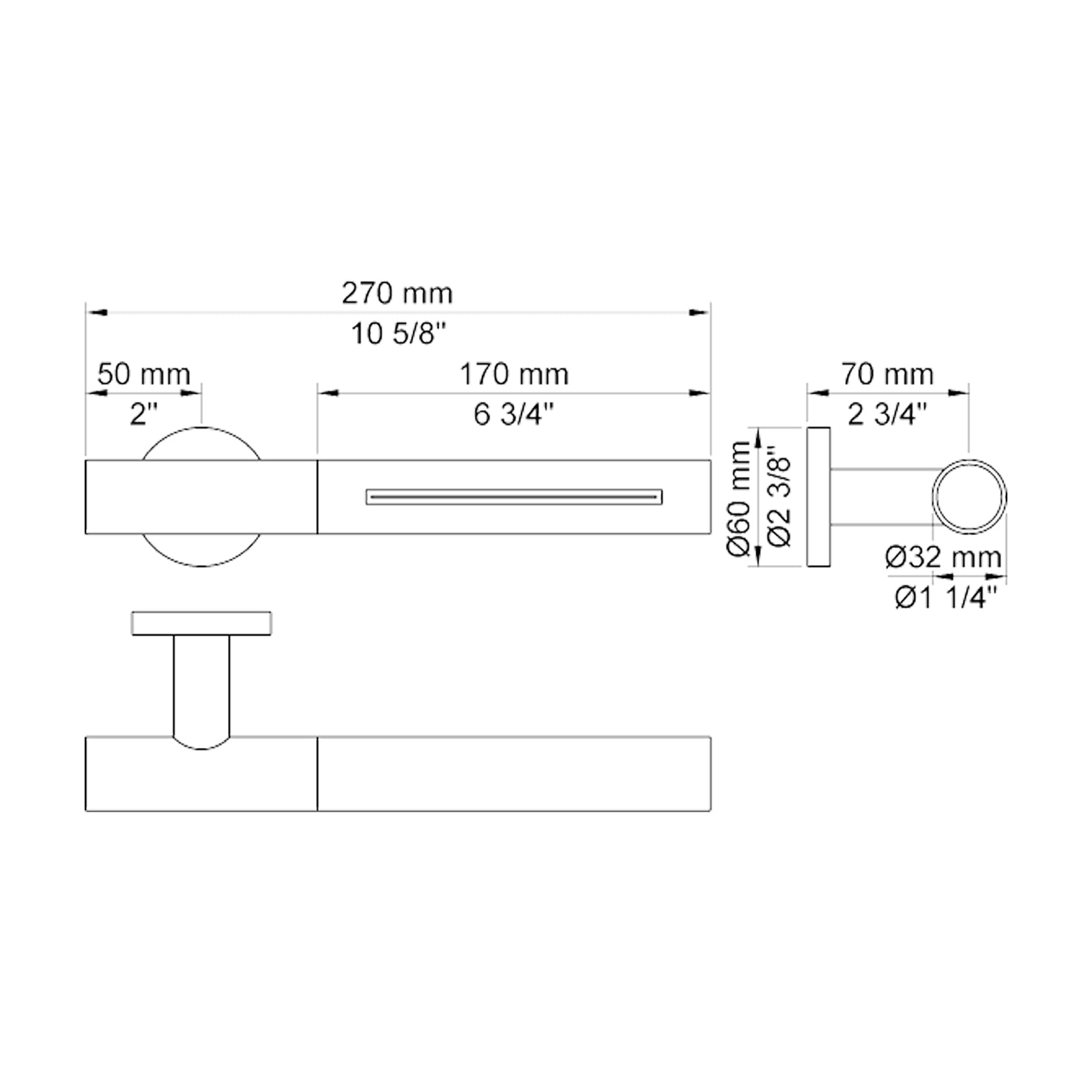 VOLA waterval douche spa (min. 14L/Min) 080W