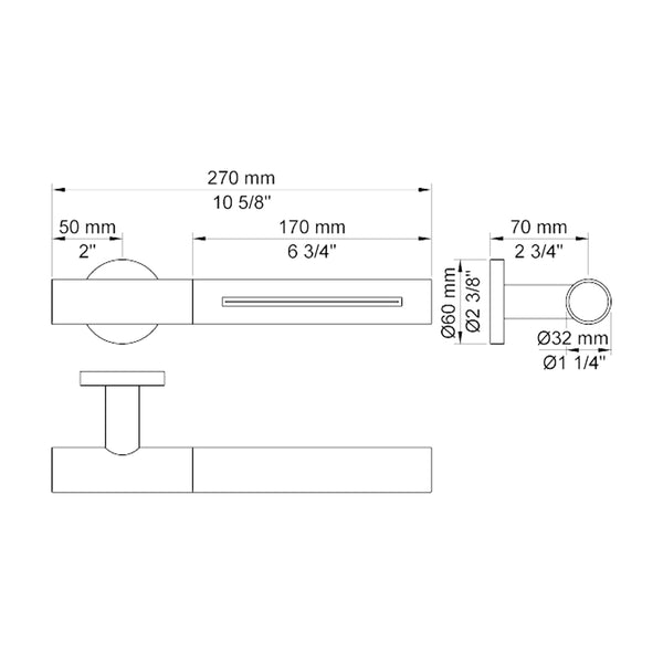 VOLA waterval douche spa (min. 14L/Min) 080W