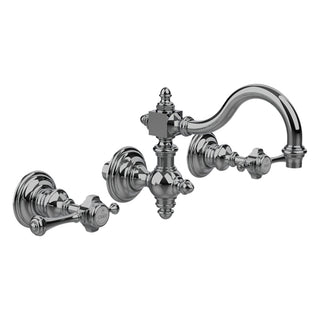 Horus Anthea 3-gats wand wastafelmengkraan met hendels, opbouw 10.272