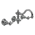 Horus Anthea 3-gats wand wastafelmengkraan met hendels, opbouw 10.272