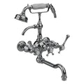 Horus Anthea wand badmengkraan met hendels en handdouche, hartafstand 175 mm 10.434
