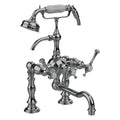 Horus Anthea badrandmengkraan met hendels en handdouche, hartafstand 175 mm 10.435