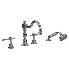 Horus Anthea 4-gats badrandcombinatie met hendels, omsteller op de uitloop en handdouche 10.466