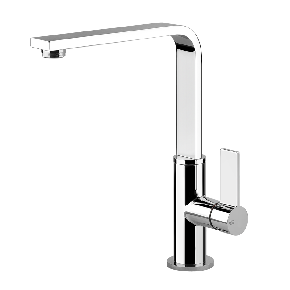 Gessi Helium keukenmengkraan met L-uitloop (270 mm hoog) Chroom