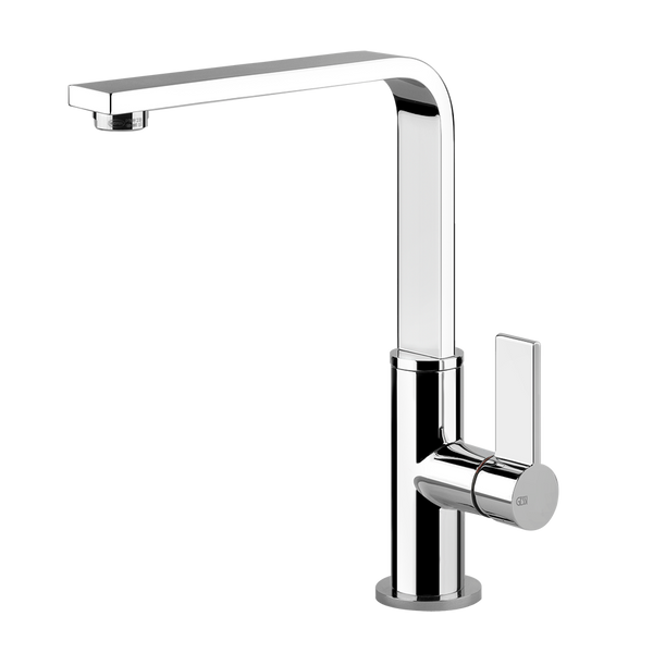 Gessi Helium keukenmengkraan met L-uitloop (270 mm hoog) Chroom