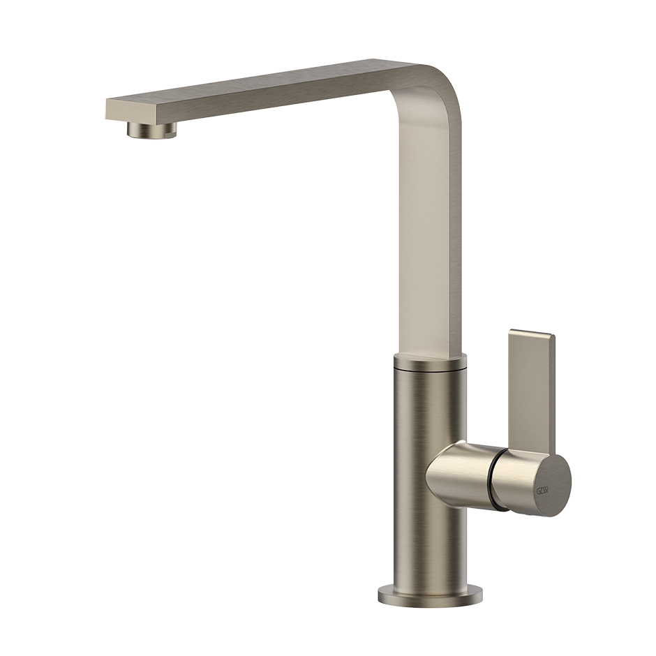 Gessi Helium keukenmengkraan met L-uitloop (270 mm hoog) Finox