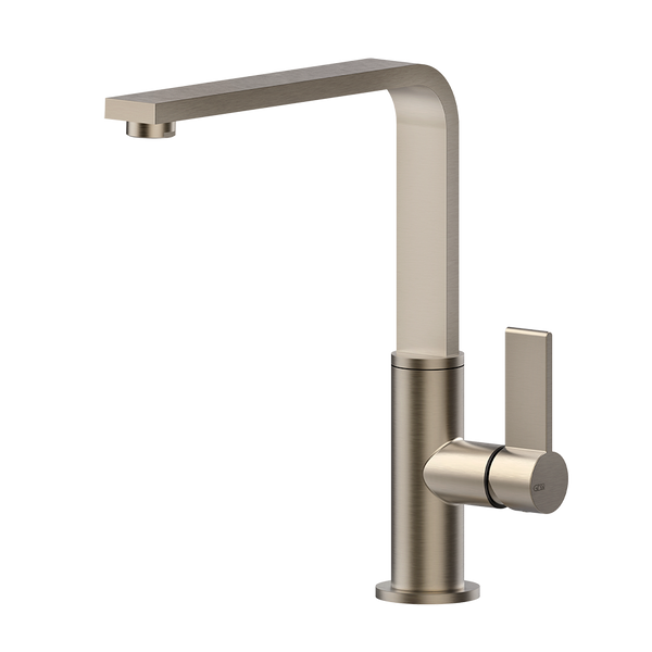 Gessi Helium keukenmengkraan met L-uitloop (270 mm hoog) Finox