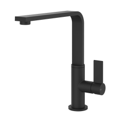Gessi Helium keukenmengkraan met L-uitloop (270 mm hoog) Mat Zwart