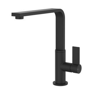 Gessi Helium keukenmengkraan met L-uitloop (270 mm hoog) Mat Zwart