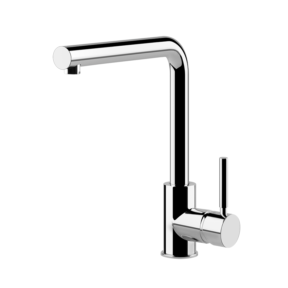 Gessi Neutron keukenmengkraan met L-uitloop (270 mm hoog) Chroom