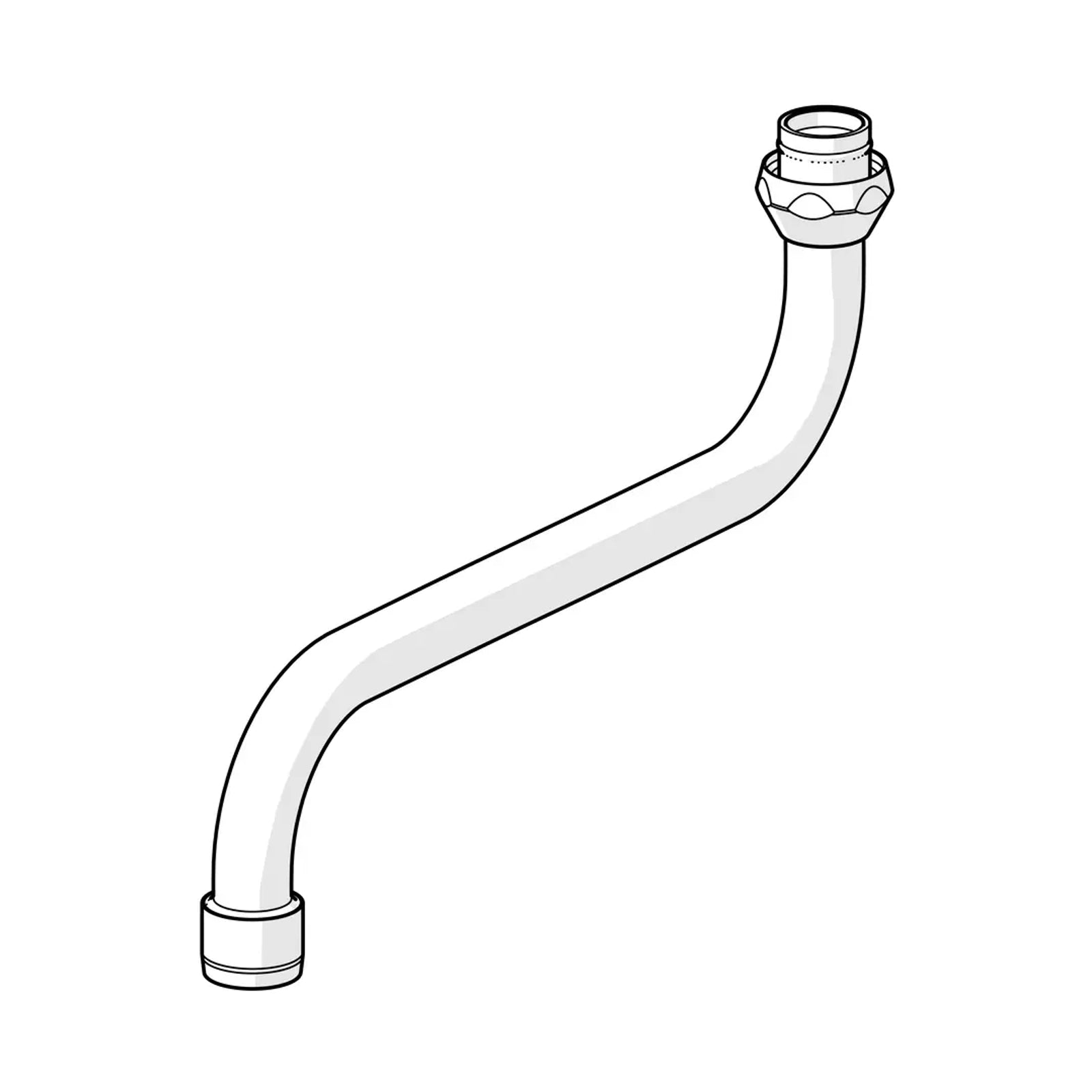 Oras Draaibare uitloop L=150
