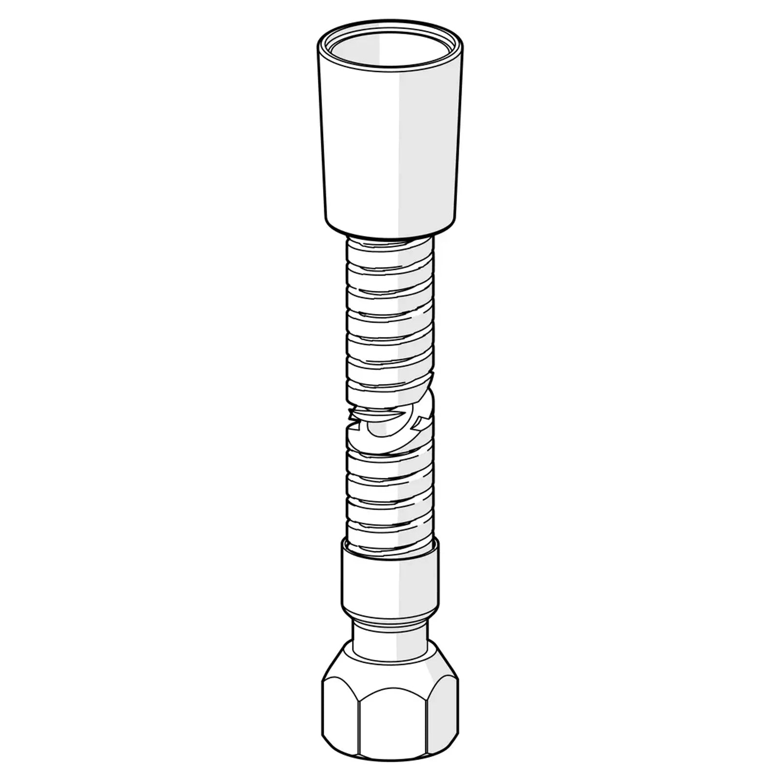 Oras Spare Part Doucheslang L=2000 G1/2xG3/8