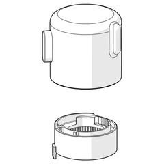 Oras Spare Part Temperatuurhendel Mat Zwart