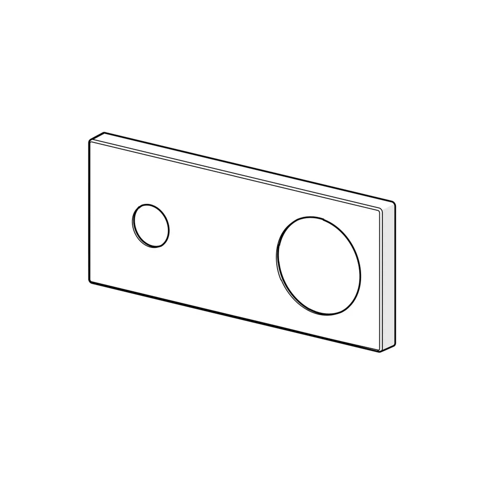 Oras Spare Part Afdekplaat 175x75 mm