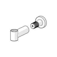 Oras Spare Part Muurhaak Mat Zwart