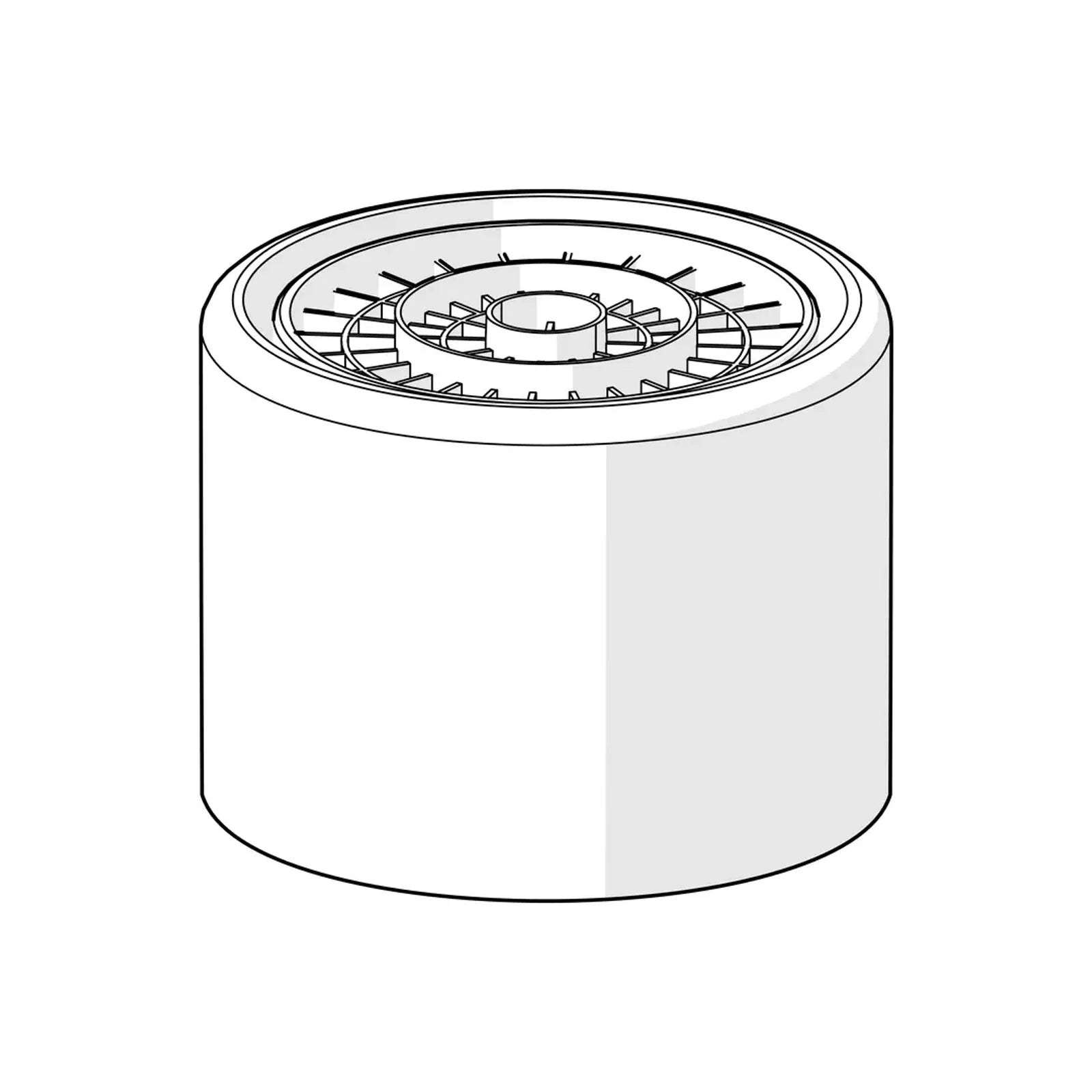 Oras Spare Part Mousseur STD M22x1 CC A Mat Zwart