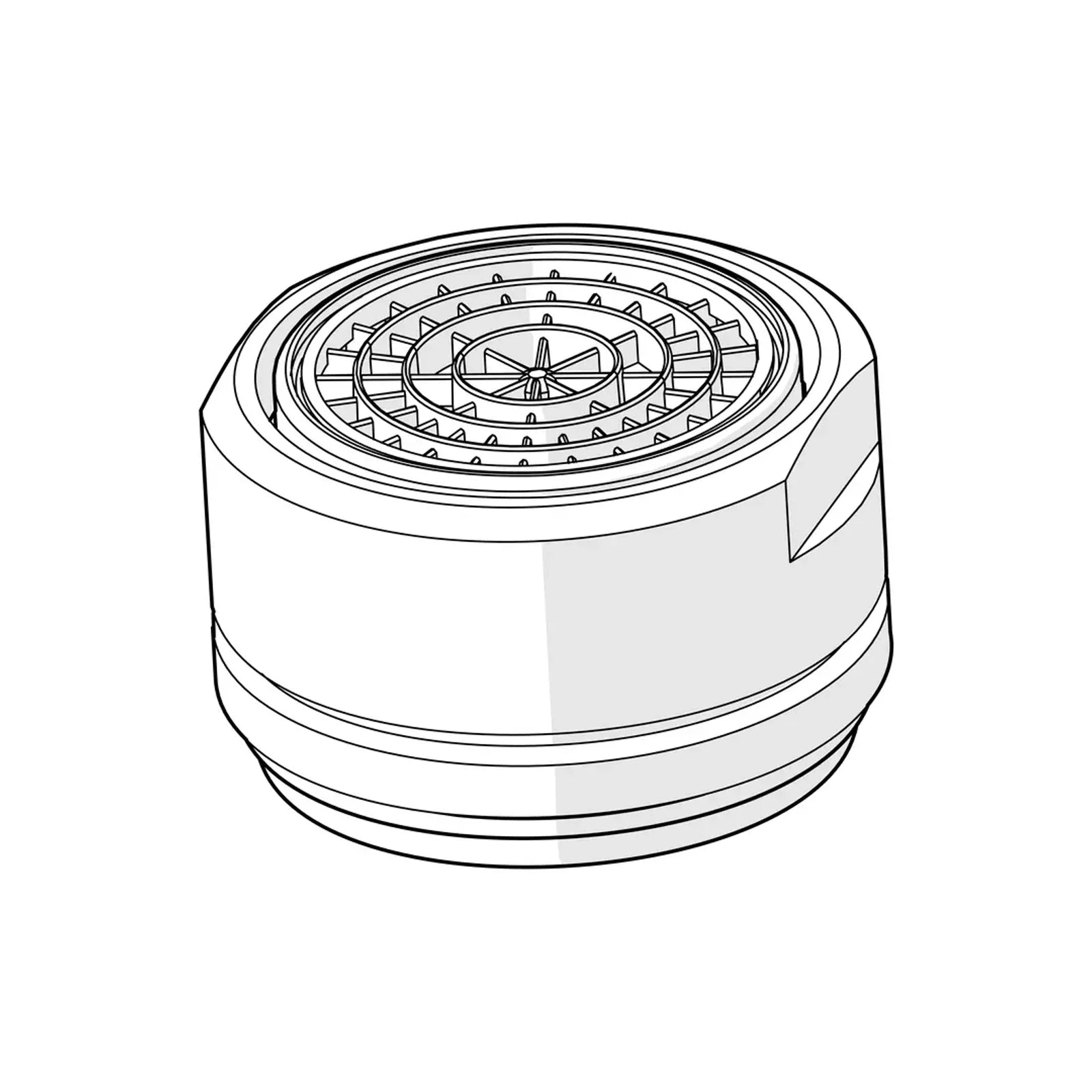 Oras Spare Part Mousseur M24x1 PCA 5 l/min (-105) Chroom