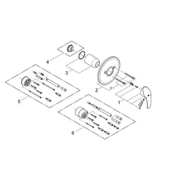 Grohe Spare Parts Eurosmart Shower Mixer Tap 19451001