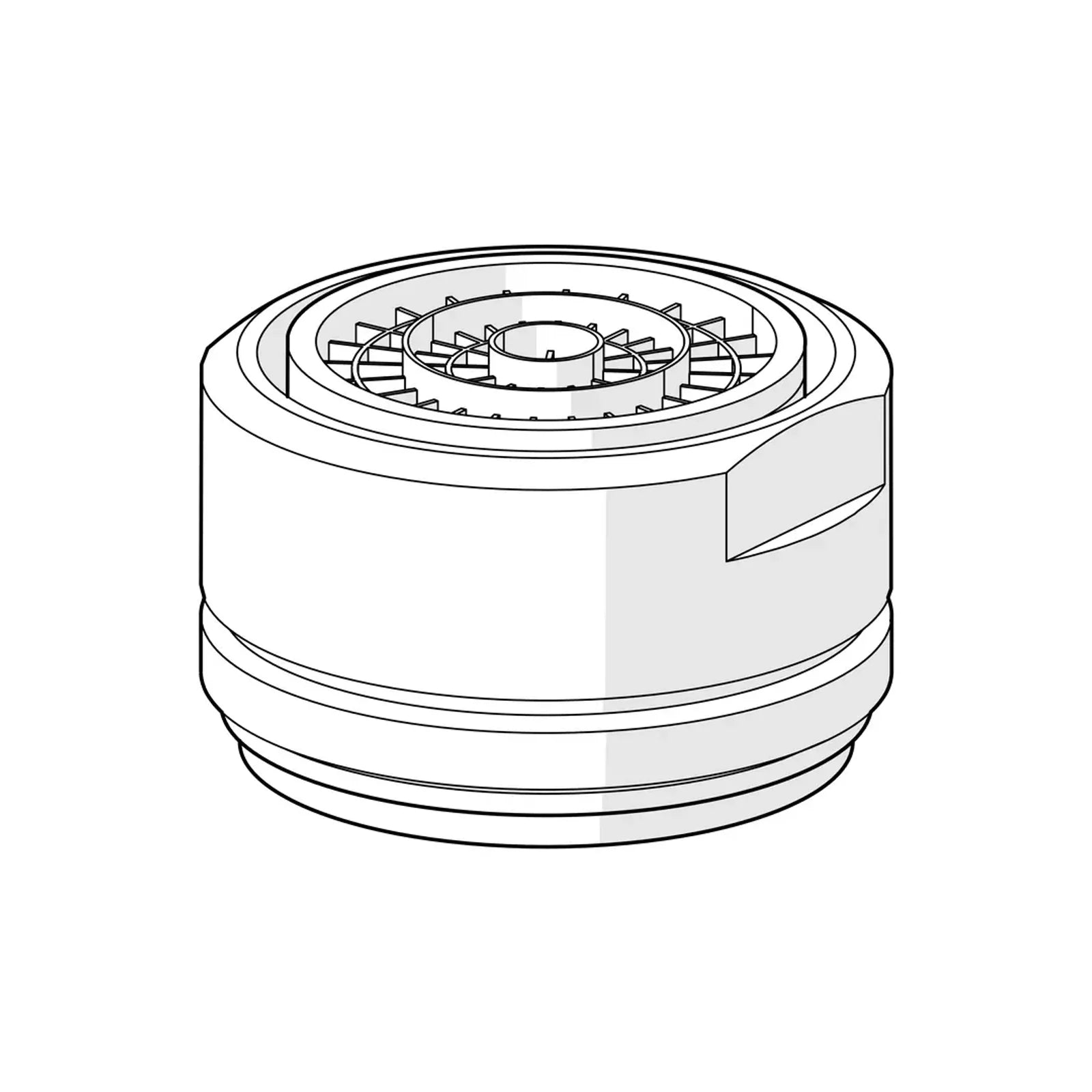 Oras Spare Part Mousseur STD M24x1 CC D Mat Zwart