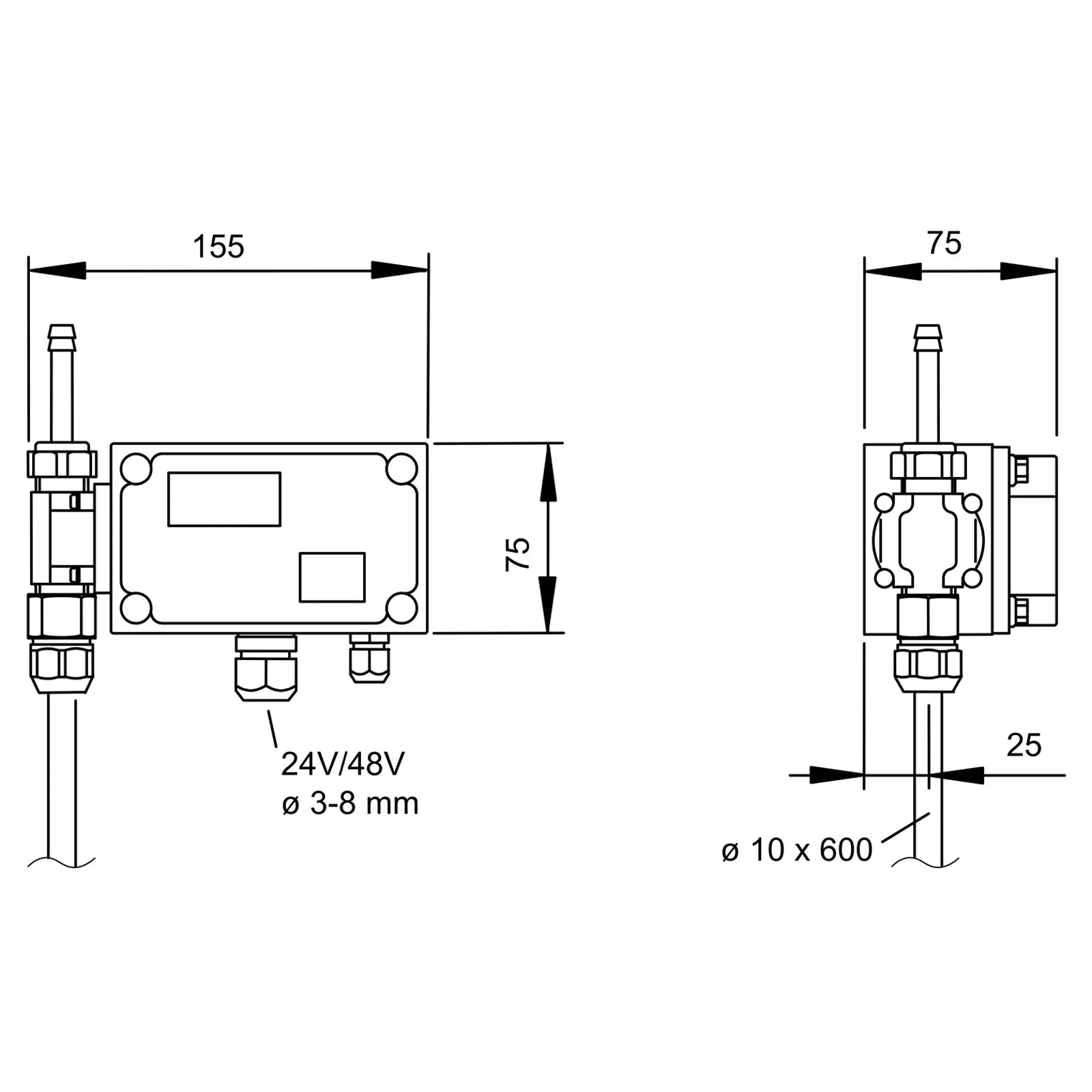 Oras Electra Besturingsunit aanraakvrij Bluetooth 24/48 V