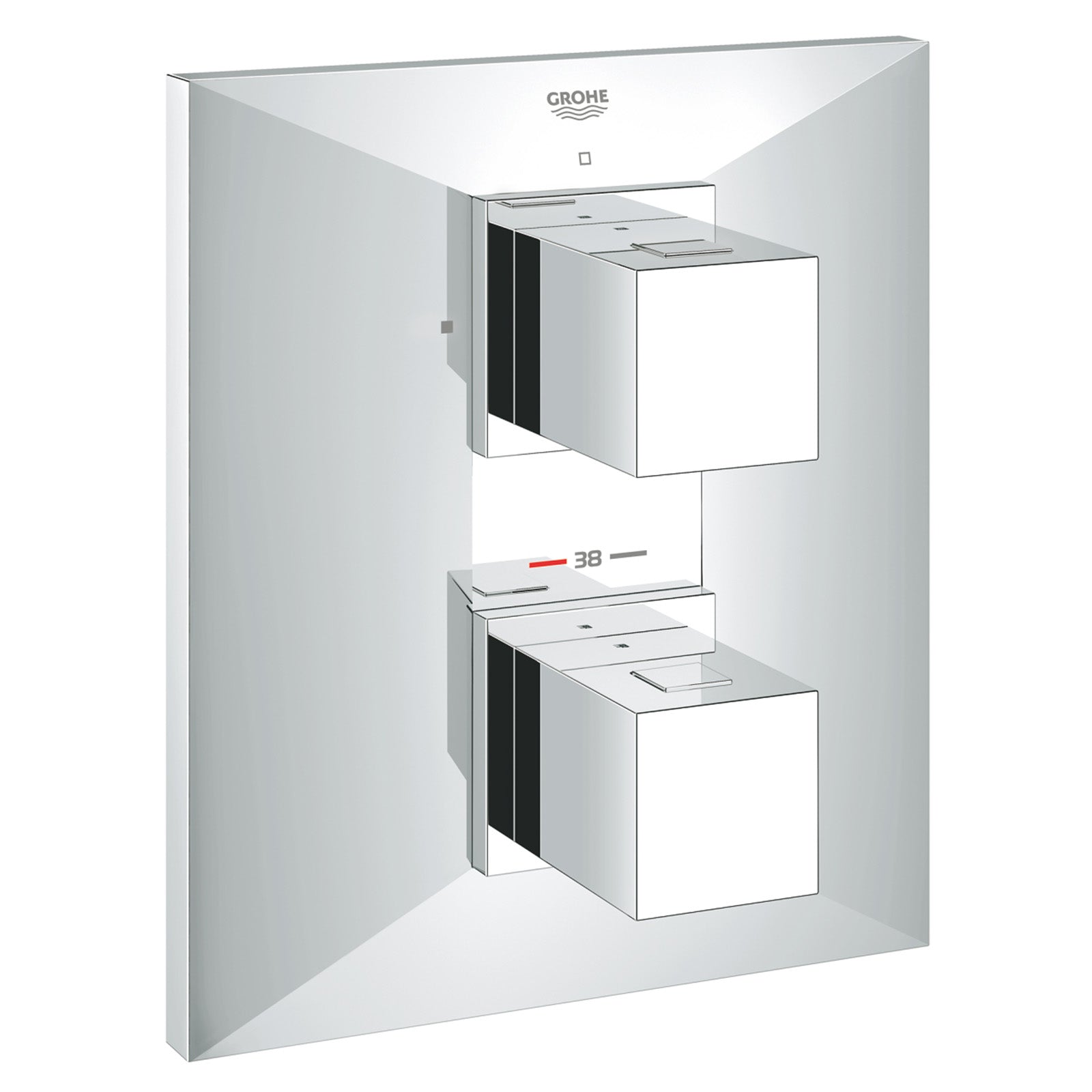 Grohe onderdelen Allure Brilliant Douche Opbouwdeel T 19791000