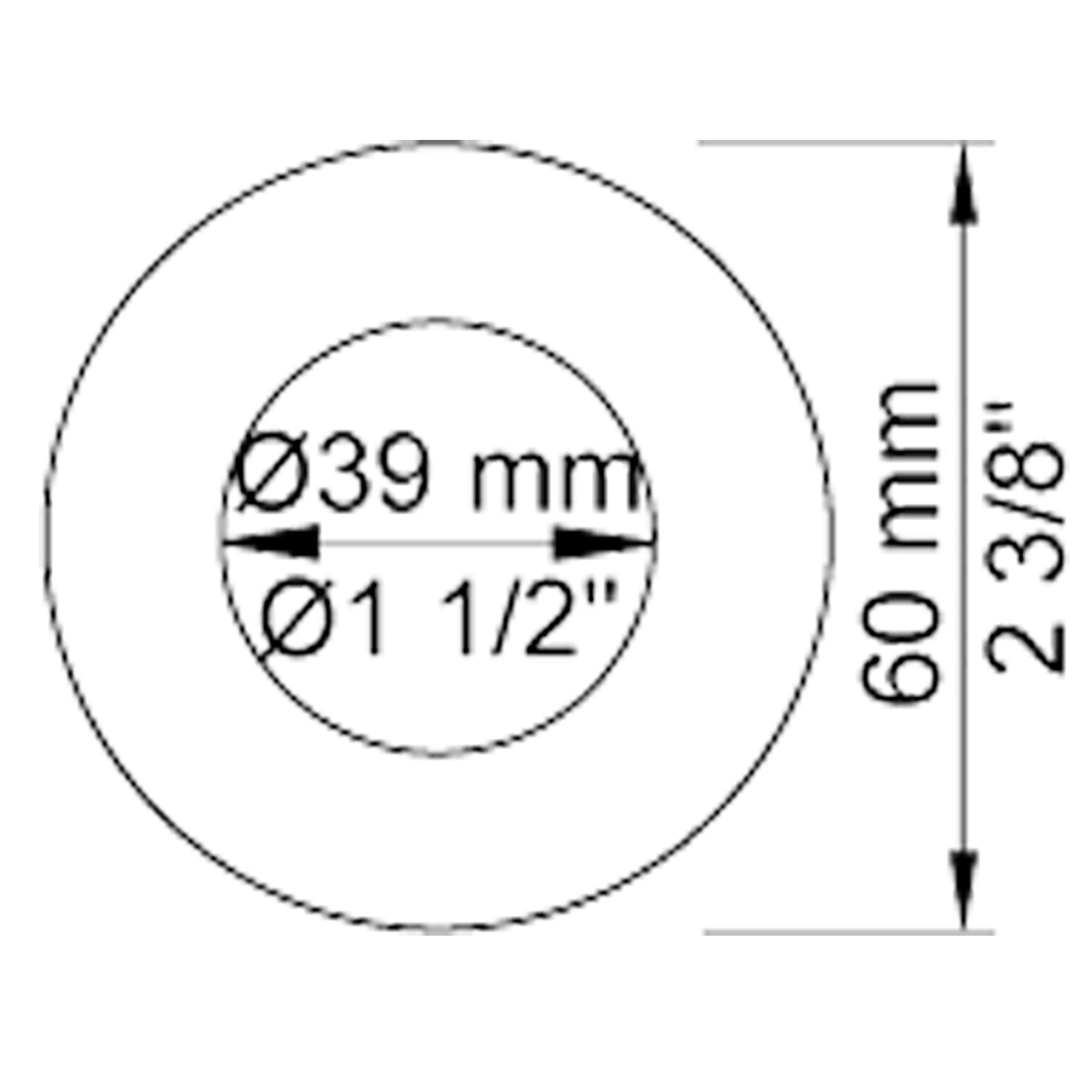 VOLA Rozet Ø60/70 mm, gat Ø39 mm 2001 / 2001/70