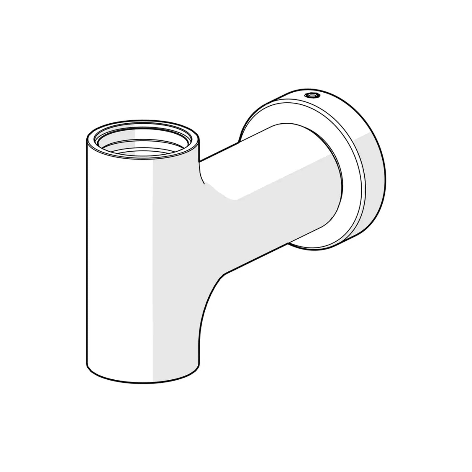 Oras Spare Part Muurhaak Geborsteld RVS
