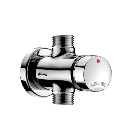 Delabie TEMPOSOFT 2 zelfsluitende douchekraan opbouw recht M1/2" 30 sec chroom