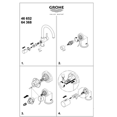 Grohe Handle Grohe Blue Chrome