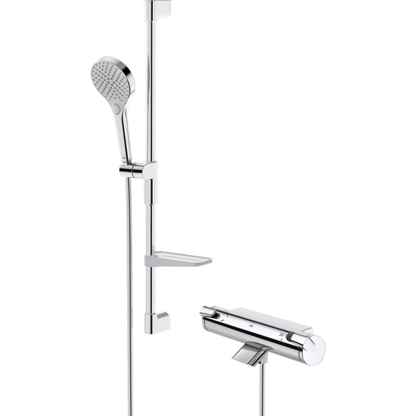 Oras Optima Thermostatische badkraan met doucheset Chroom