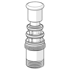 Oras Spare Part Omsteller Mat Zwart