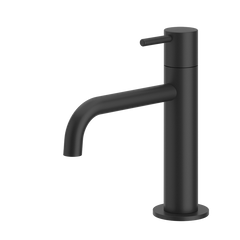 Gessi Oxygene fonteinkraan met vaste uitloop, alleen koud water Mat Zwart