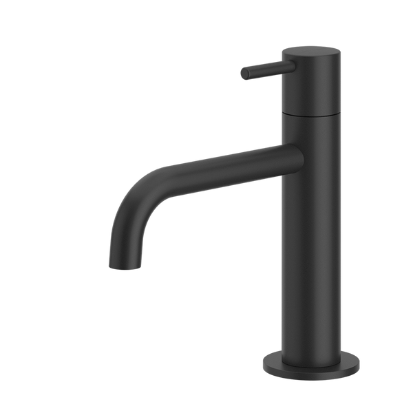 Gessi Oxygene fonteinkraan met vaste uitloop, alleen koud water Mat Zwart